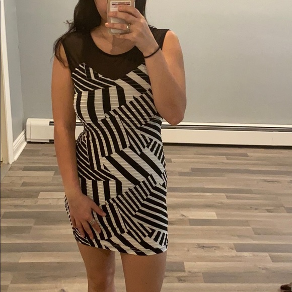 funky black and white dresses